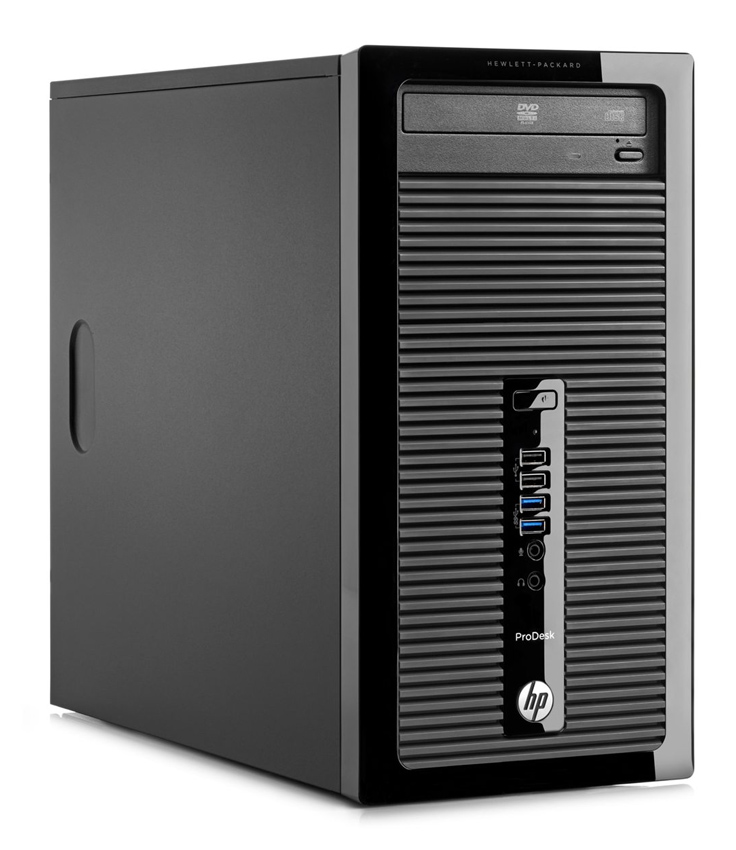 HP PC ProDesk 400 G1 MT, Refurbished Grade A Repainted, i3-4130, 4GB, 500GB, DVD, FreeDOS - HP 115801