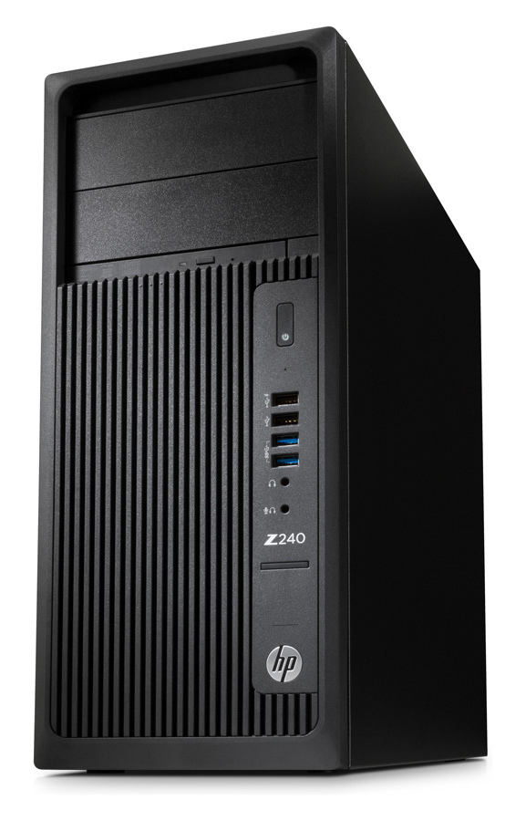 HP Workstation Z240, Refurbished Grade A Repainted, E3-1230 V5, 8GB, 1TB, Nvidia Quadro K620, FreeDOS - HP 116845