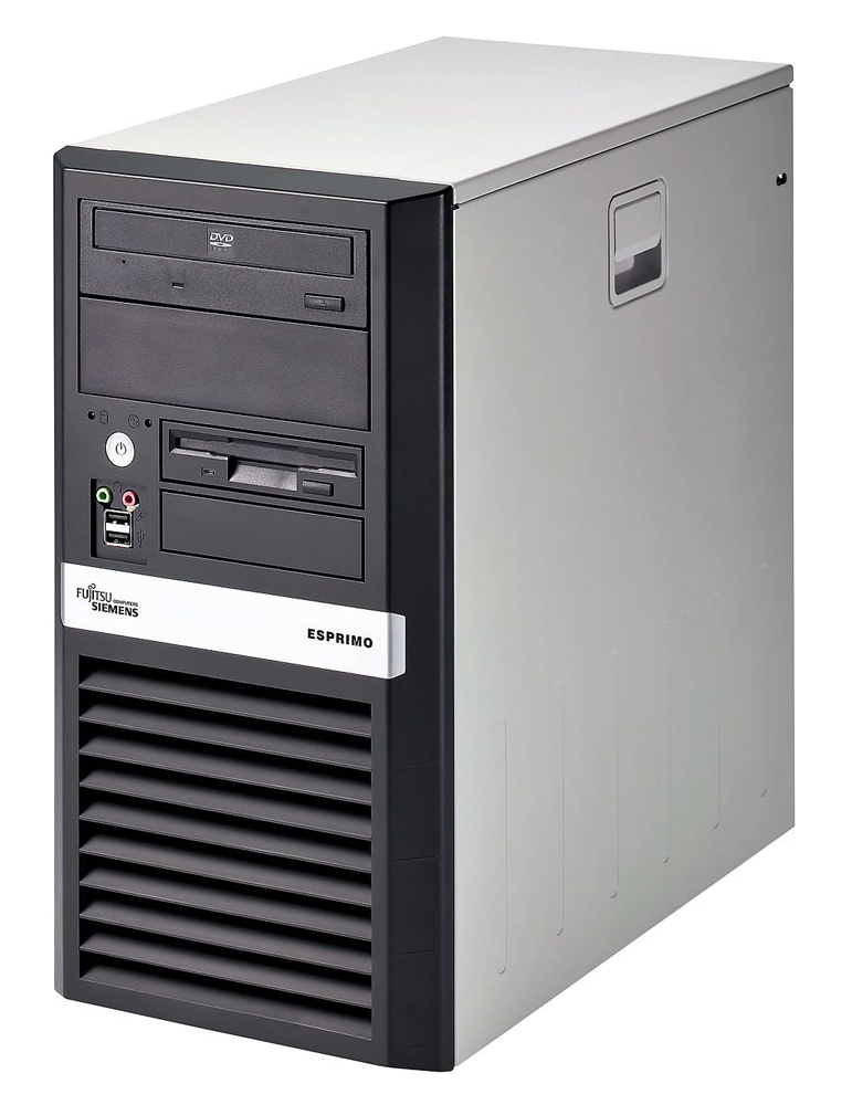 FUJITSU PC Esprimo P5925 MT, Refurbished Grade A Repainted, C2D E6550, 2GB, 160GB, DVD, FreeDOS - FUJITSU 116923