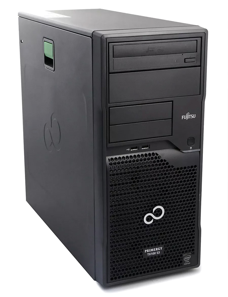 FUJITSU PC Primergy TX100 S3P MT, Refurbished Grade A Repainted, E3-1220 V2, 8GB, 500GB, DVD, FreeDOS - FUJITSU 116936