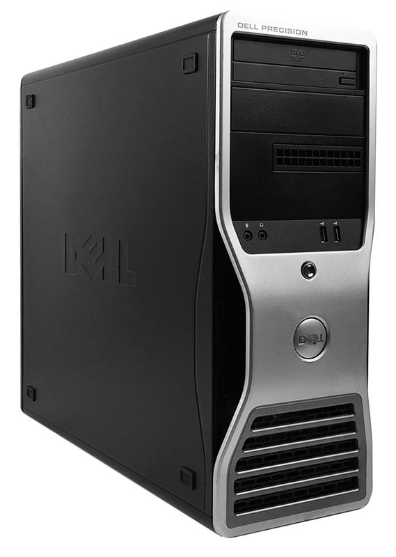 DELL PC Precision T5400 Tower, Refurbished Grade A Repainted, X5450, 4GB, 250GB, AMD FirePro V4900, DVD, FreeDOS - DELL 117178