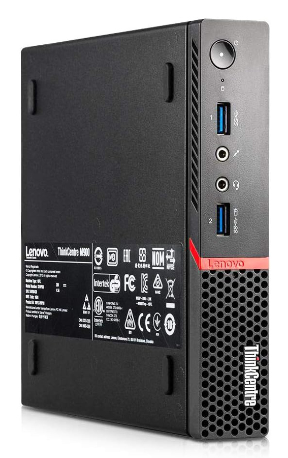 LENOVO PC ThinkCentre M900 Tiny, Refurbished Grade A Repainted, i5-6400T, 4GB, 500GB, FreeDOS - LENOVO 117519