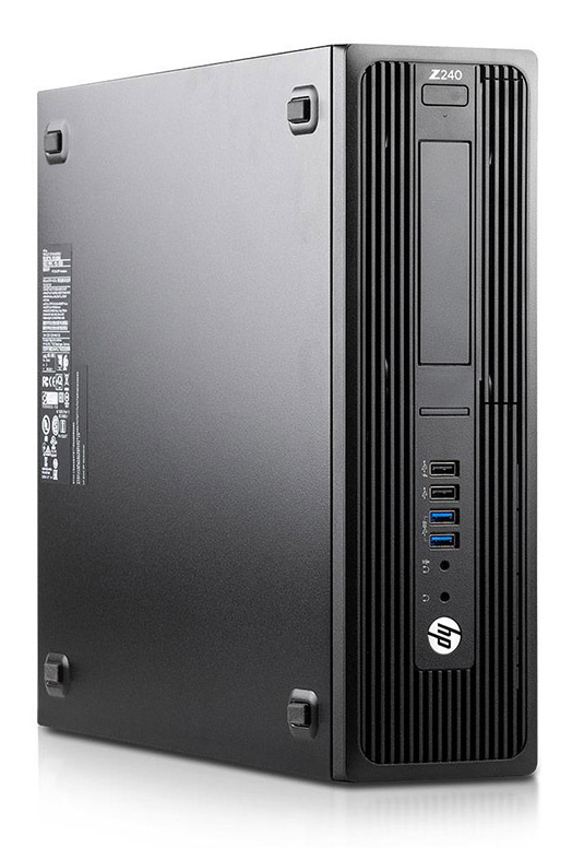 HP PC WorkStation Z240 SFF, Refurbished Grade A Repainted, i7-6700, 8GB, 500GB HDD, FreeDOS - HP 118301