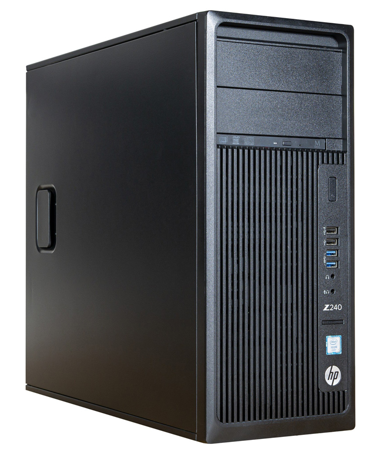 HP WorkStation Z240 MT, Refurbished Grade A Repainted, i7-6700, 8GB, 250GB HDD, DVD, Nvidia Quadro M2000, FreeDOS - HP 118343