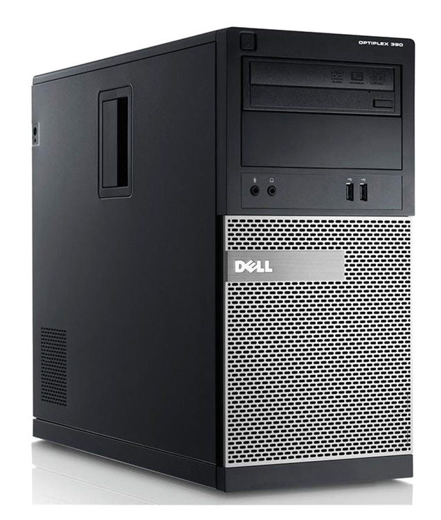 DELL PC OptiPlex 390 MT, Refurbished Grade A Repainted, i5-2400, 4GB, 500GB, DVD, FreeDOS - DELL 119117