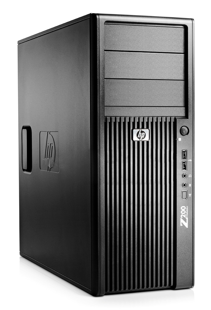 HP Workstation Z200, Refurbished Grade A Repainted, X3450, 8GB, 1TB HDD, Nvidia NVS 310, DVD, FreeDOS - HP 119313