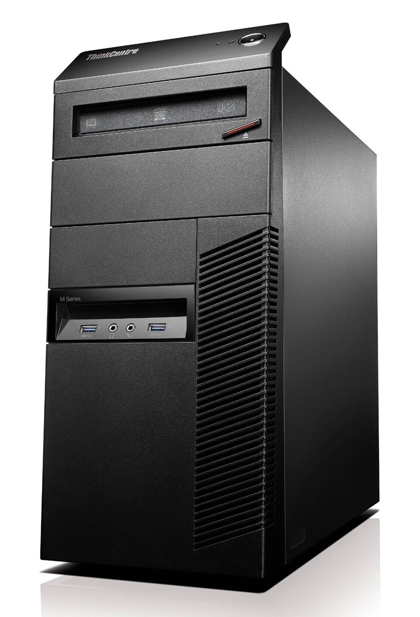 LENOVO PC ThinkCentre M93p MT, Refurbished Grade A Repainted, i5-4570, 8GB, 500GB HDD, DVD, FreeDOS - LENOVO 119616