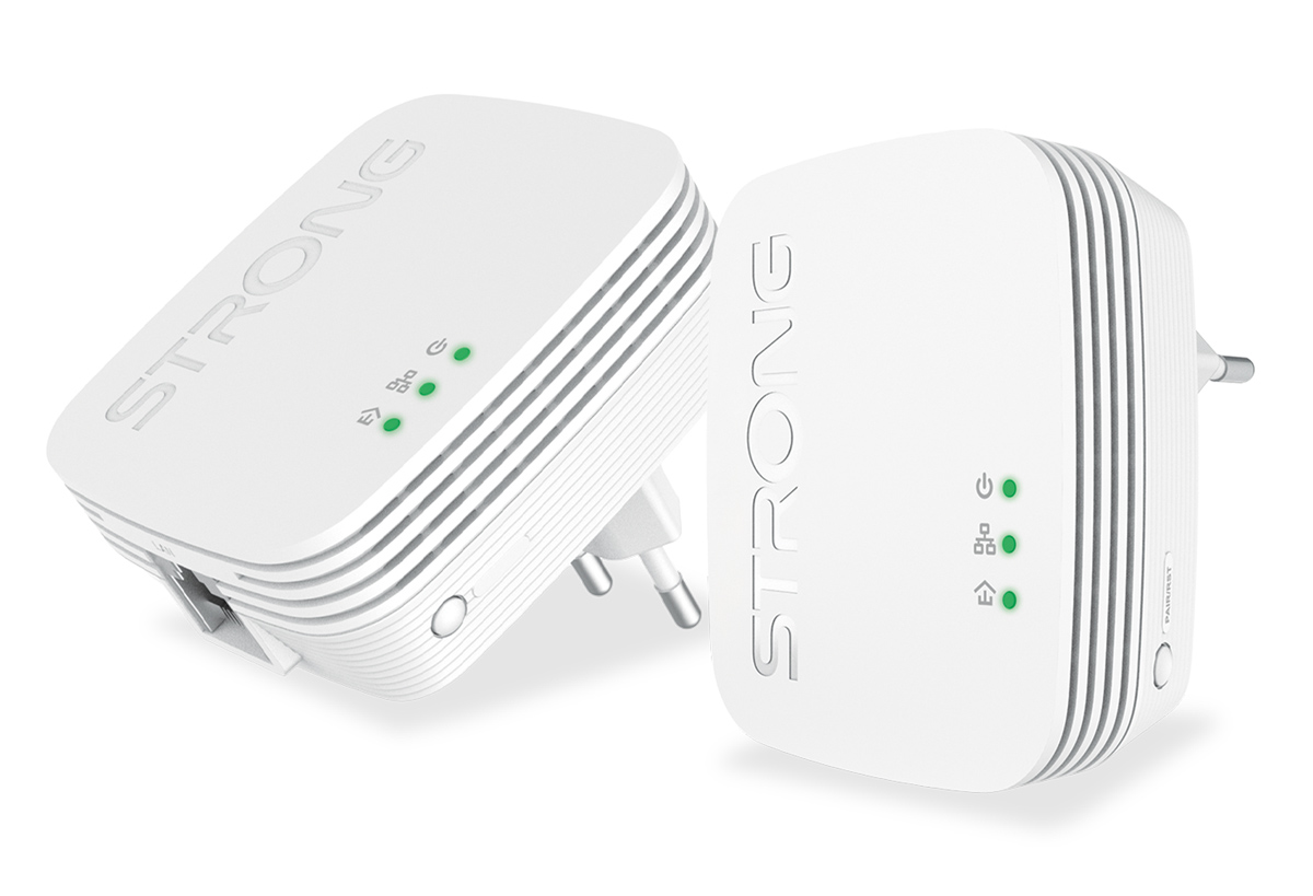 STRONG Powerline Kit POWERL600DUOMINI, 600Mbps, 2τμχ - STRONG 116534