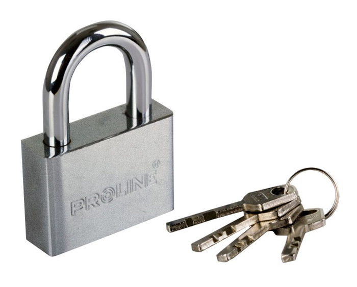 PROLINE λουκέτο ασφαλείας 24840, 4x κλειδιά, μεταλλικό, 40mm - PROLINE 99493