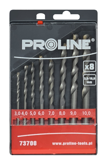 PROLINE σετ τρυπάνια για μπετόν 73708, 3-10mm, 8τμχ - PROLINE 100601