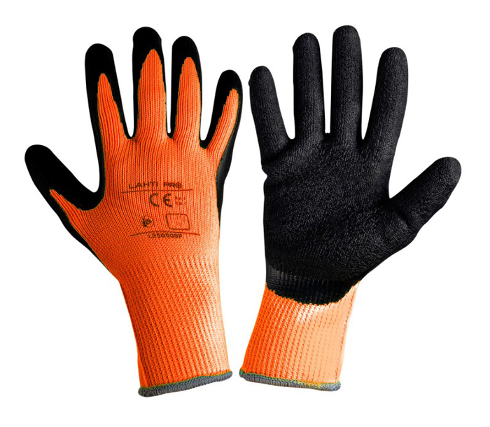 LAHTI PRO γάντια εργασίας L2508 προστασία ψύχους, 10/XL, πορτοκαλί-μαύρο - LAHTI PRO 98539