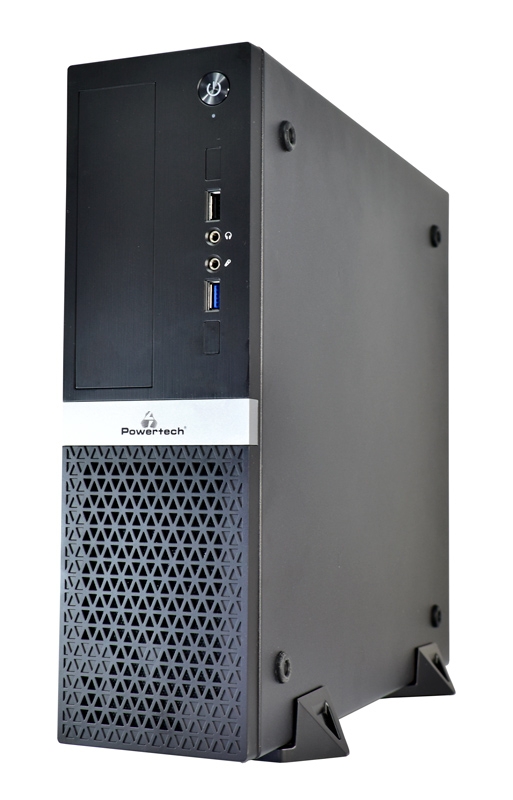 POWERTECH PC Case PT-1099 με 250W PSU, Micro-ATX, 356x102x338mm, μαύρο - POWERTECH 108403
