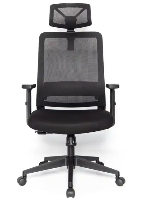 POWERTECH καρέκλα γραφείου PT-1140 με μπράτσα, ρυθμιζόμενη, μαύρη - POWERTECH 109842