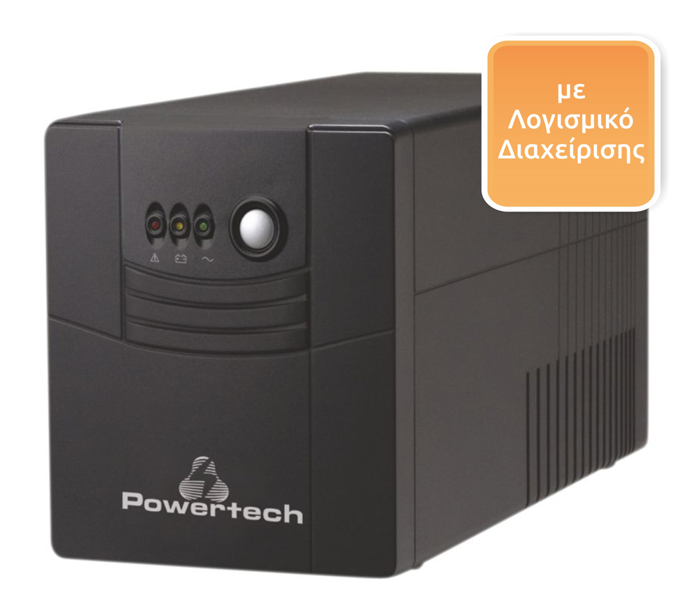 POWERTECH UPS Line Interactive PT-1500, 1500VA, 900W - POWERTECH 24409