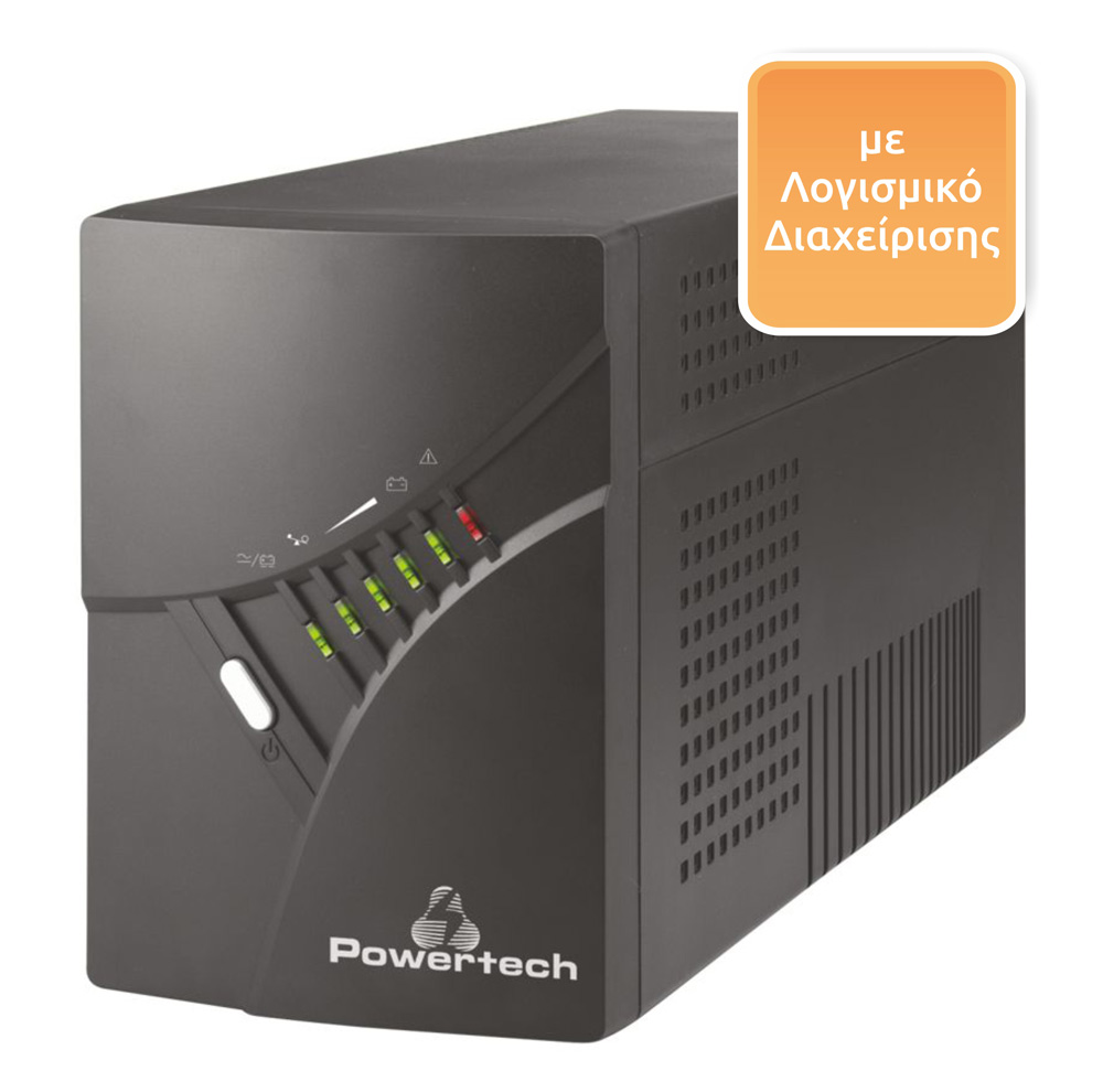 POWERTECH UPS Line Interactive, 2000VA/1200W - POWERTECH 25451