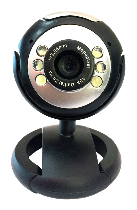 POWERTECH Web Camera PT-509 1.3MP, Plug & Play, μαύρη - POWERTECH 60928