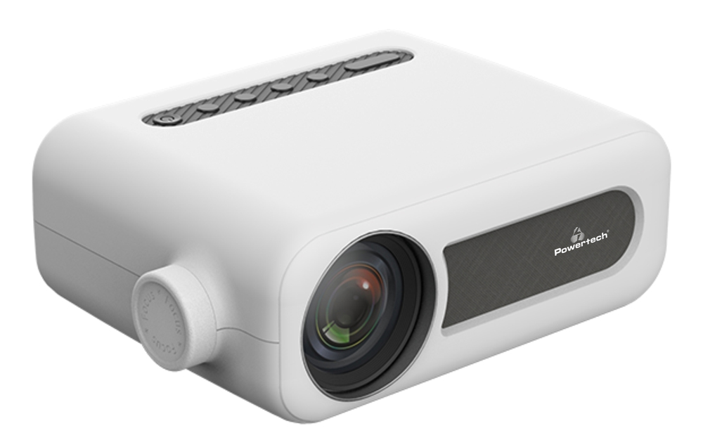 POWERTECH LED βιντεοπροβολέας PT-982, Full HD, HDMI/USB, λευκός - POWERTECH 47106