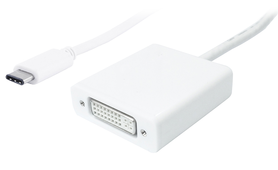 POWERTECH αντάπτορας USB Type-C σε DVI PTH-036, 4K, λευκό - POWERTECH 78115