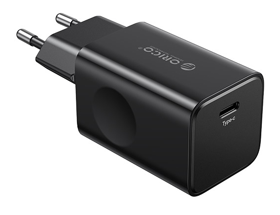 ORICO φορτιστής τοίχου PV65-C, USB Τype-C, PD QC 3.0, 65W, μαύρος - ORICO 49191