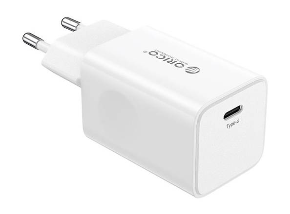 ORICO φορτιστής τοίχου PV65-C, USB Τype-C, PD QC 3.0, 65W, λευκός - ORICO 49192