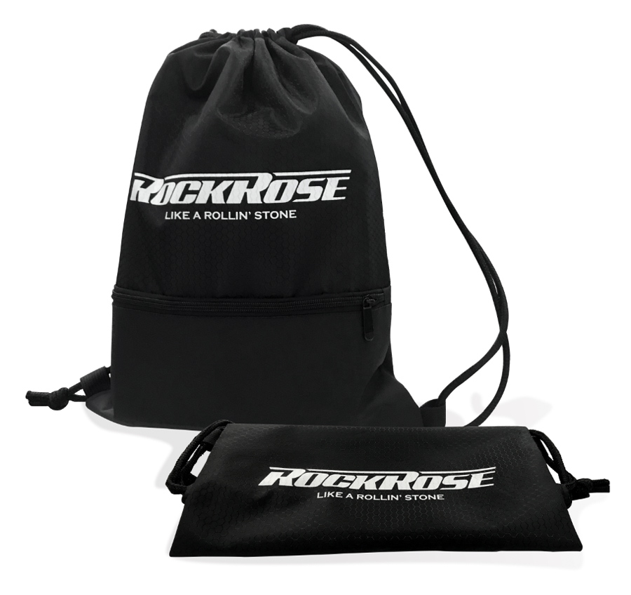 ROCKROSE τσάντα πλάτης RMB03 με θήκη, αδιάβροχη, 38x48cm, μαύρη - ROCKROSE 81330