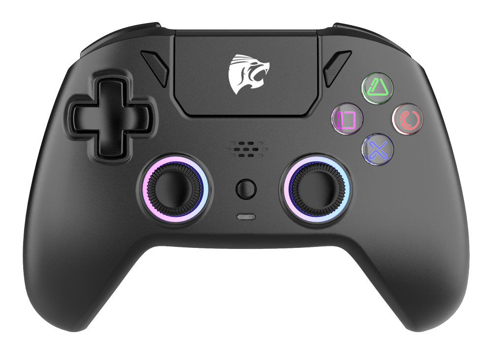 ROAR ασύρματο gamepad RR-0023, Switch/PS4/PC/iOS/Android, Bluetooth, μαύρο - ROAR 114149