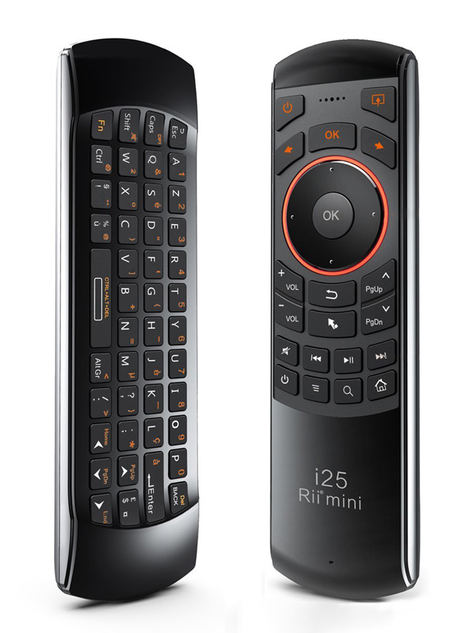 RIITEK τηλεχειριστήριο Mini i25 με πληκτρολόγιο & air mouse, 2.4GHz - RIITEK 97249