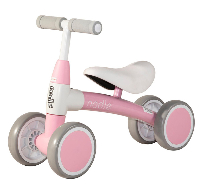 NADLE παιδικό ride on ποδήλατο S-902, 4 τροχοί, ροζ - NADLE 101006