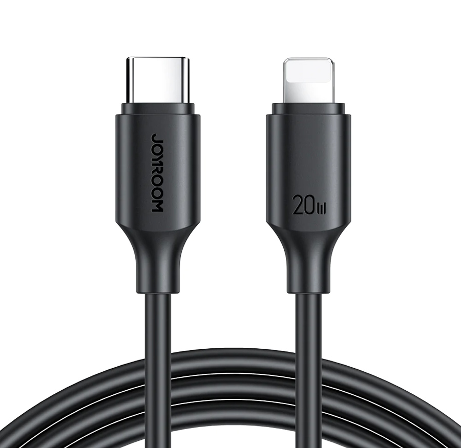 JOYROOM καλώδιο USB-C σε Lightning S-CL020A9, 20W, 1m, μαύρο - JOYROOM 52019
