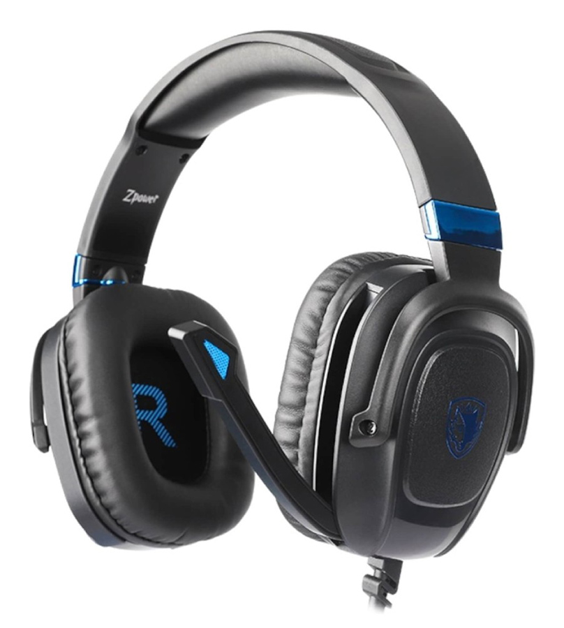 SADES gaming headset Zpower, 3.5mm, multiplatform, 40mm, 1.2m, μαύρο - SADES 106787
