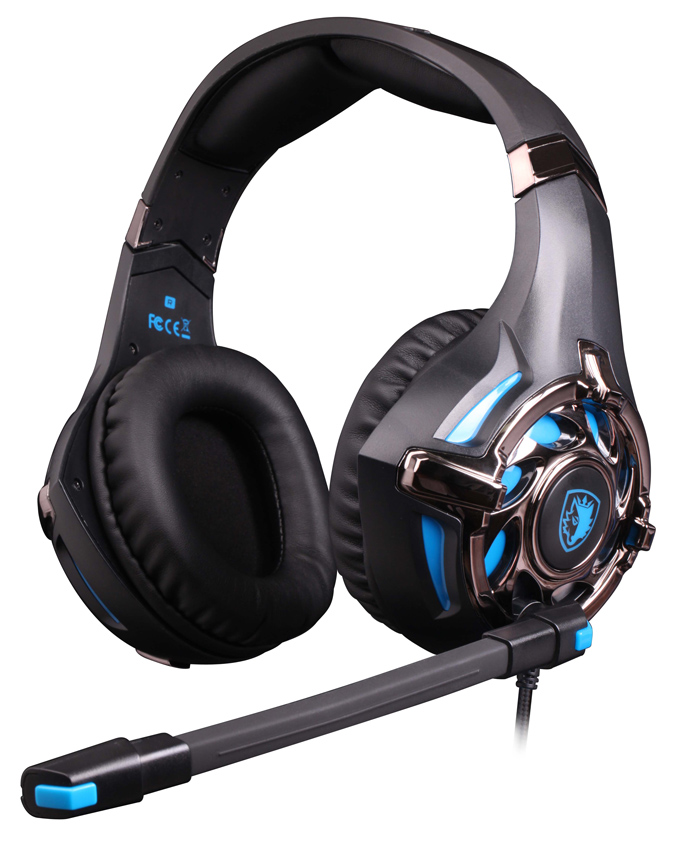 SADES gaming headset SA-822, 3.5mm, 50mm, μαύρο - SADES 85992