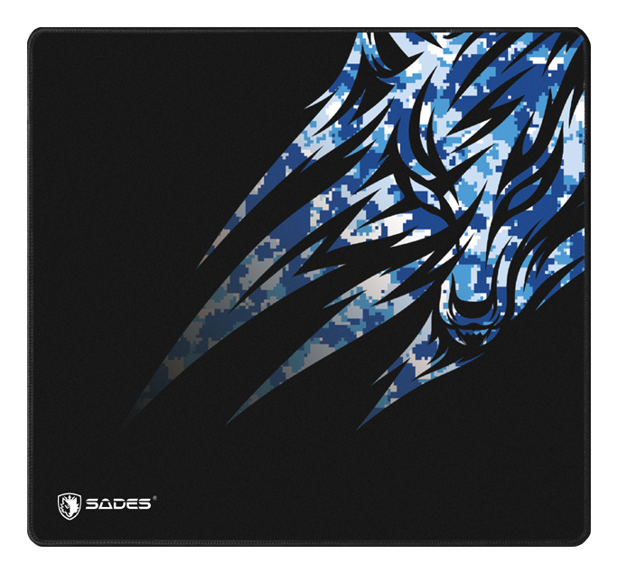 SADES Gaming Mouse Pad Hailstorm, rubber base, 450 x 400mm - SADES 78808