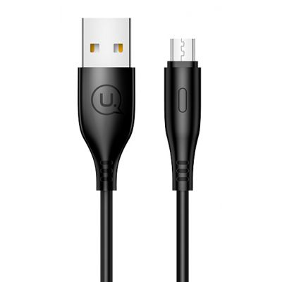 USAMS καλώδιο Micro USB σε USB US-SJ268, 10W, 1m, μαύρο - USAMS 99414