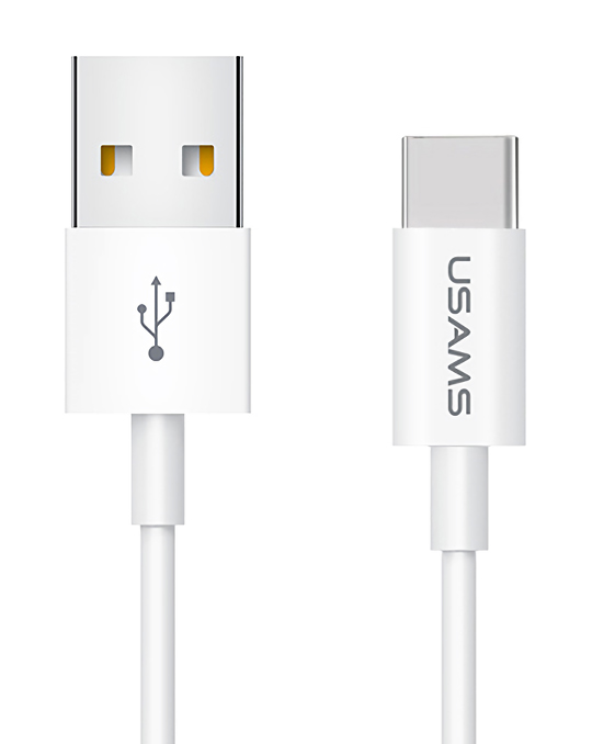 USAMS καλώδιο USB-C σε USB US-SJ285, 10W, 1m, λευκό - USAMS 99418