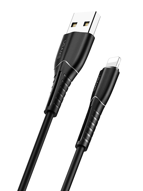 USAMS καλώδιο Lightning σε USB US-SJ364, 10W, 1m, μαύρο - USAMS 108013