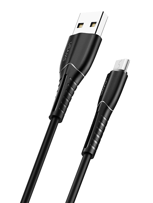 USAMS καλώδιο Micro USB σε USB US-SJ365, 10W, 1m, μαύρο - USAMS 108015