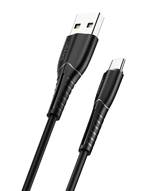 USAMS καλώδιο USB-C σε USB US-SJ366, 10W, 1m, μαύρο - USAMS 108017