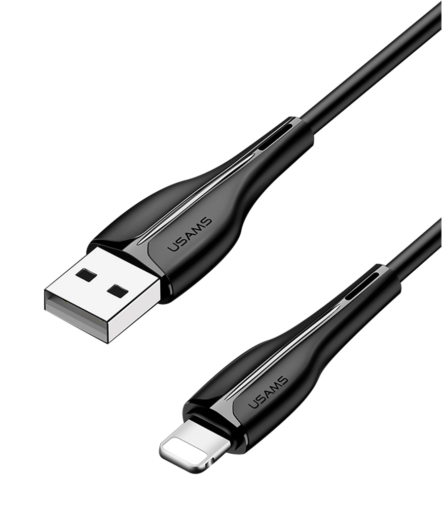USAMS καλώδιο Lightning σε USB US-SJ371, 10W, 1m, μαύρο - USAMS 108003