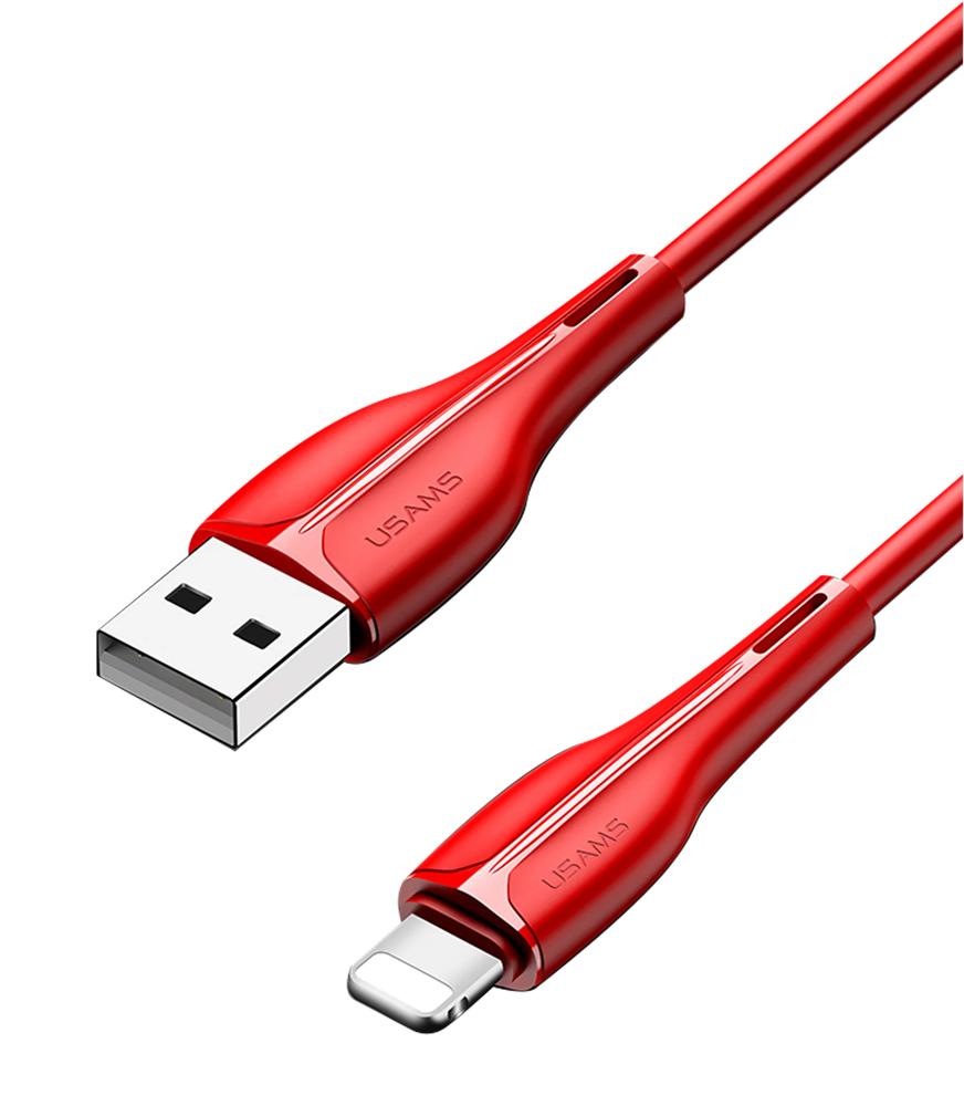 USAMS καλώδιο Lightning σε USB US-SJ371, 10W, 1m, κόκκινο - USAMS 108005
