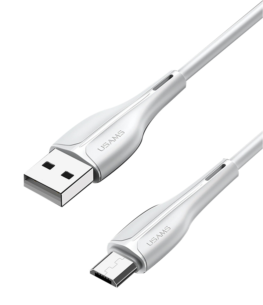 USAMS καλώδιο Micro USB σε USB US-SJ373, 10W, 1m, λευκό - USAMS 108010