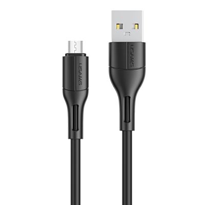 USAMS καλώδιο Micro USB σε USB US-SJ502, 10W, 1m, μαύρο - USAMS 104639