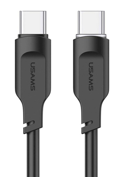 USAMS καλώδιο USB-C σε USB-C US-SJ567, 100W PD, 1.2m, μαύρο - USAMS 111730