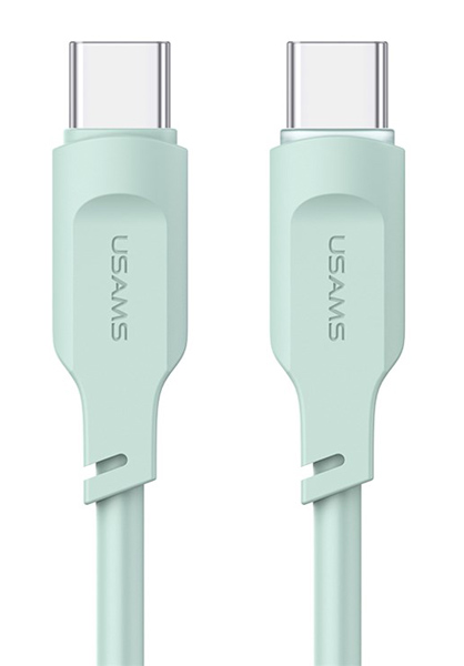 USAMS καλώδιο USB-C σε USB-C US-SJ567, 100W PD, 1.2m, πράσινο - USAMS 111732