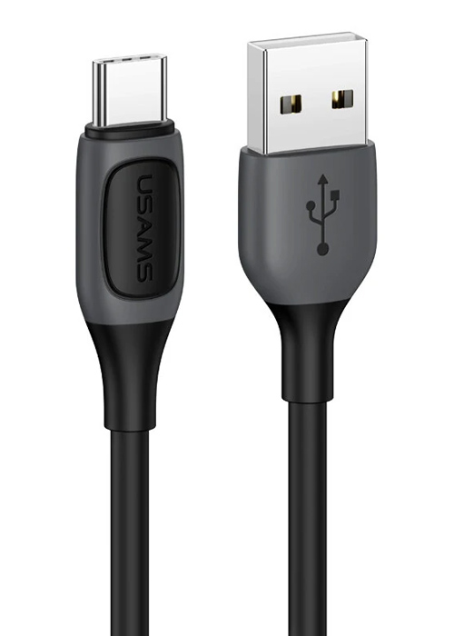 USAMS καλώδιο USB-C σε USB US-SJ596, 15W, 1m, μαύρο - USAMS 107999
