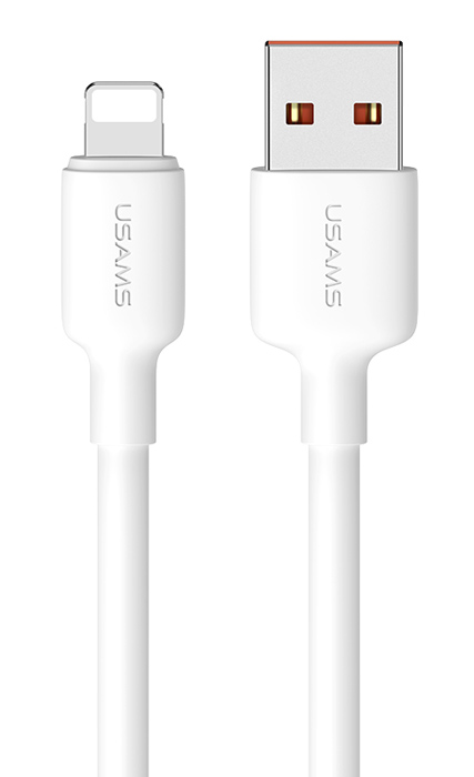 USAMS καλώδιο Lightning σε USB US-SJ604, 12W, 1m, λευκό - USAMS 111728