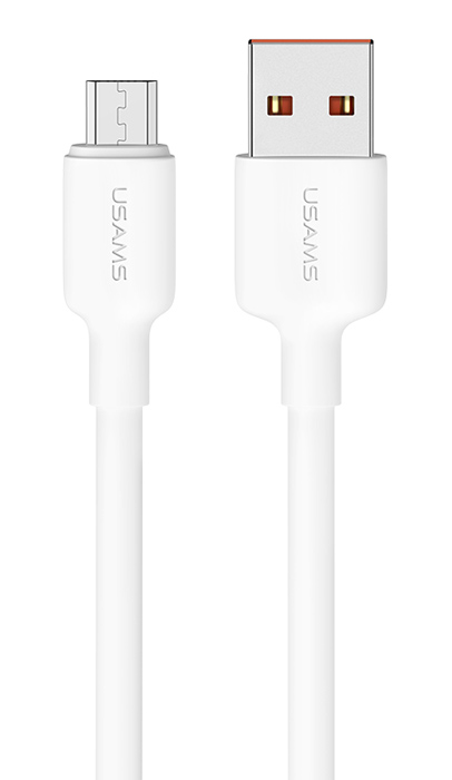 USAMS καλώδιο micro USB σε USB US-SJ607, 10W, 1m, λευκό - USAMS 111729