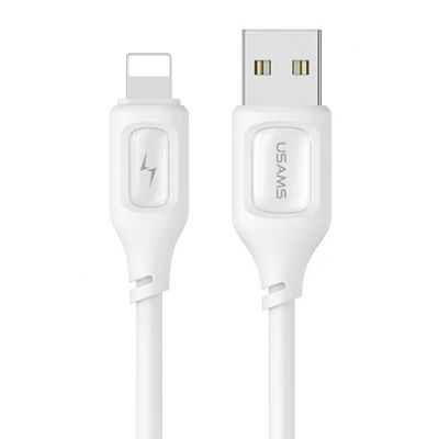 USAMS καλώδιο Lightning σε USB US-SJ618, 12W, 1m, λευκό - USAMS 111719