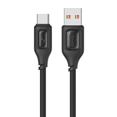 USAMS καλώδιο USB-C σε USB US-SJ619, 15W, 1m, μαύρο - USAMS 111722