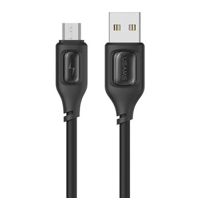 USAMS καλώδιο micro USB σε USB US-SJ620, 10W, 1m, μαύρο - USAMS 111726