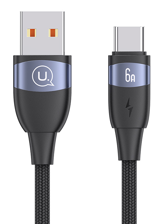 USAMS καλώδιο USB-C σε USB US-SJ630, 66W, 480Mbps, 1.2m, μαύρο - USAMS 111703